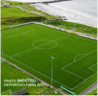 Pasto Sintético Deportivo Fibrilado
